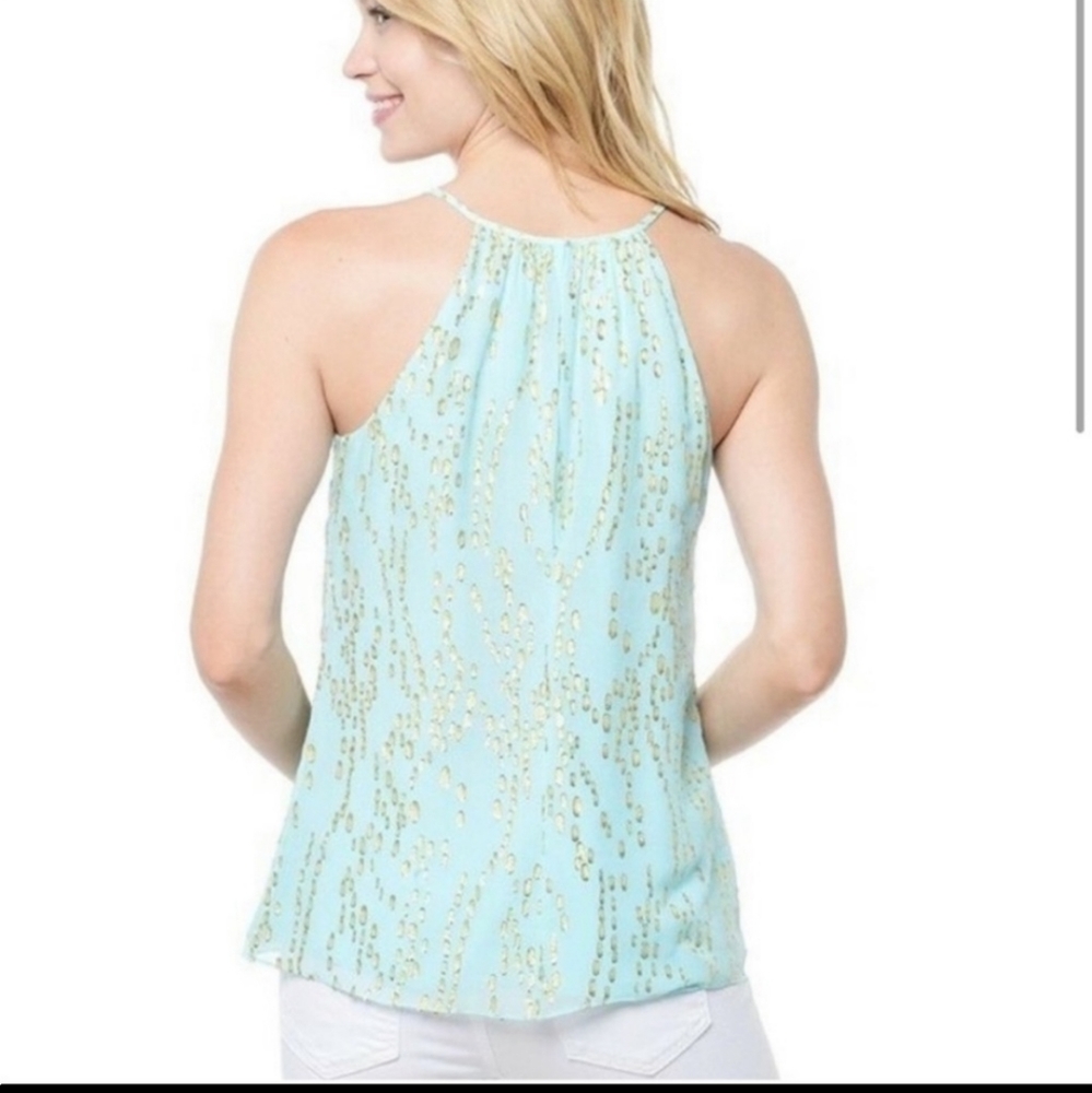 NWT Lilly Pultizer Del Mar Silk Top - Picture 3 of 3